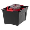 IRIS USA 54 Qt Stackable Plastic Storage Bins with Lids,