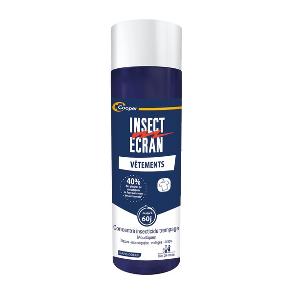 Insect Screen Concentrated Insecticide for Dampening Fabrics 200ml by Cooper