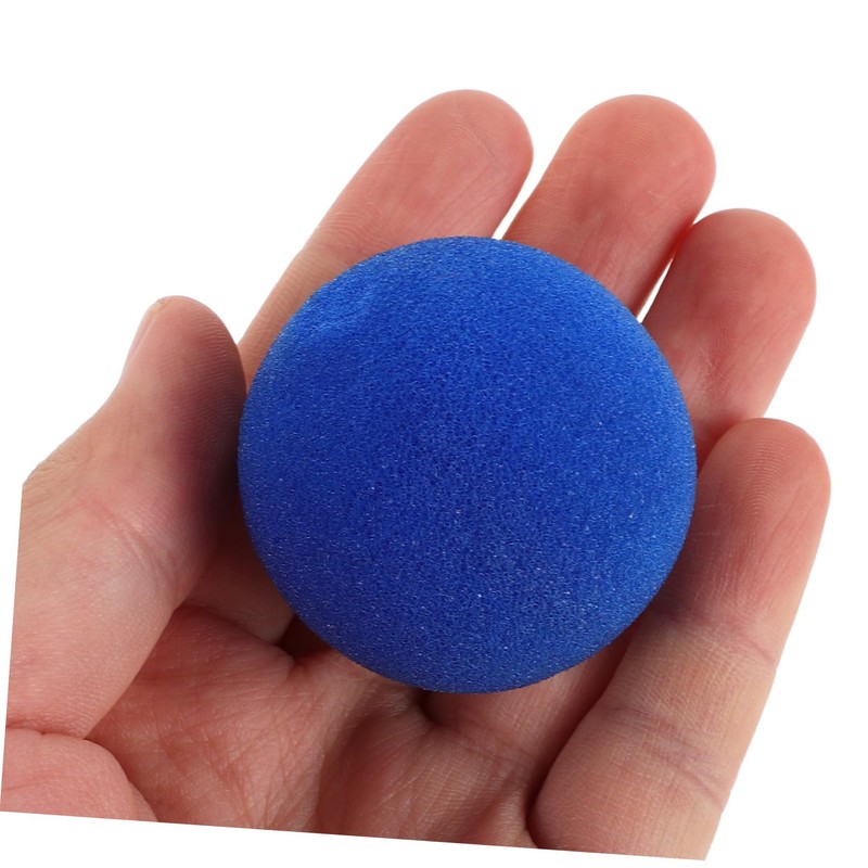 Supvox 10 palline rotonde in spugna blu, 4,5 cm, per