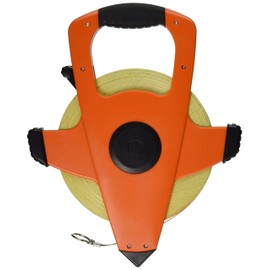 Keson OTRS1810300E Fiberglass Measuring Tape with Ring End, Speed Rewind (Graduation: ft., in, 1/8 & ft., 1/10, 1/100), 300-Foot