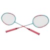 Badminton Racket Lightweight Portable Iron Alloy Frame Double Badminton Racquets