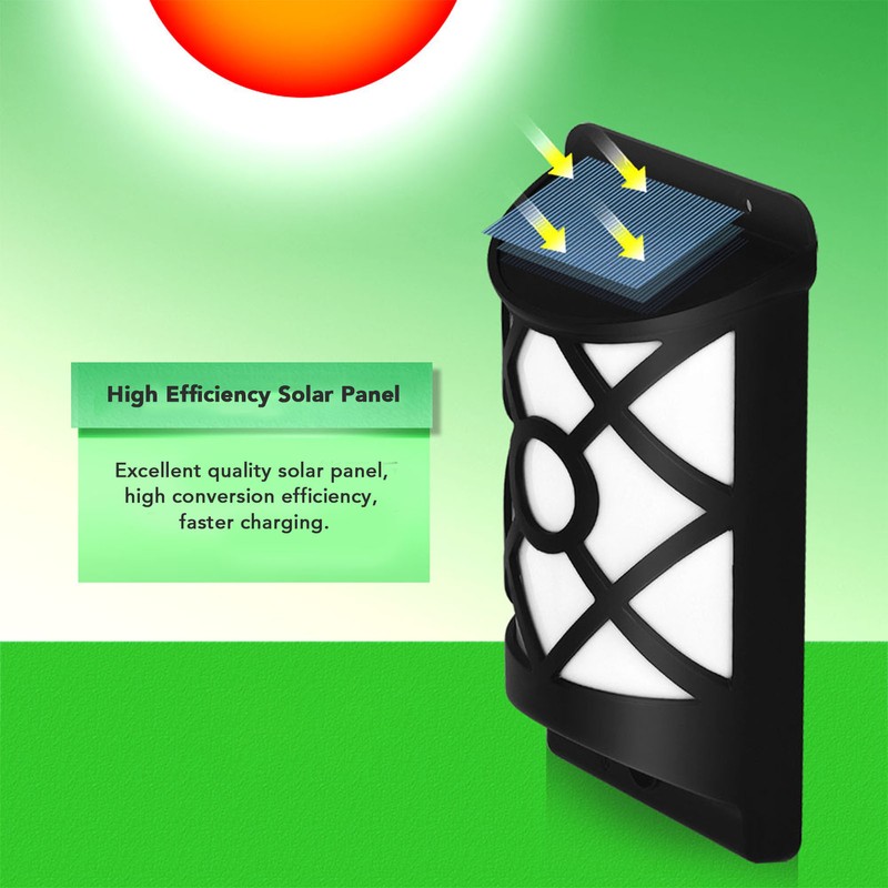 Flames Solar Outdoor Light Outdoor Motion Sensing LED Solar Powered