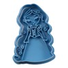 Cuticuter Rapunzel Chibi Princess Cookie Cutter, Blue, 8 x 7