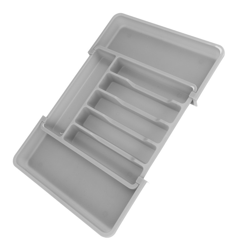 Expandable Utensil Organizer Convenient Storage Space Saving Cutlery Tray Holder