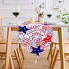 LeLehome 14" X 72" July 4th Holiday Table Runner for