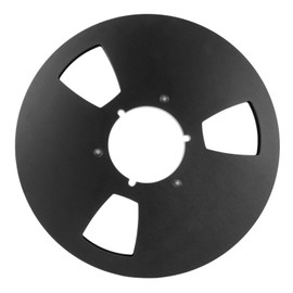 BORDSTRACT 10 Inch 1/4 Inch Tape Reel, 3 Wind Resistance Holes, Aluminum Alloy, Professional Sound, Durability