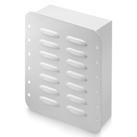 Heavy Duty Shipping Container Vent with Dust Screens, Steel Ventilating Vent Kit for Container Homes Offices Cargo Storage, Increase Air Circulation, Prevents Condensation and Overheating, 1 Pcs