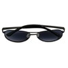 Timberland Gunmetal Mens Metal Aviator Sunglass, Blue Mirror Lens TB7210.
