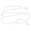 Inline Tube 2000-05 4 Wheel Disc with Abs Mid Brake Line Set 4Pc - OEM - Compatible with Buick Lesabre