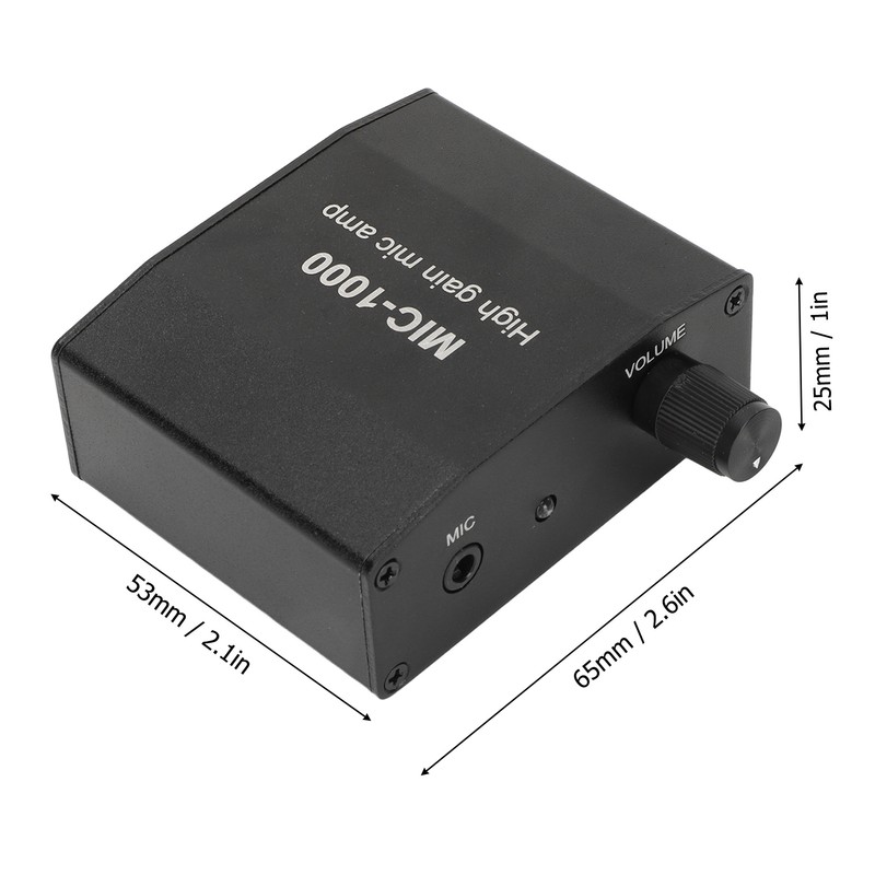 Headphone Amplifier Mini 1000X ALC Automatic Level Control Stereo Home