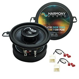 Harmony Audio Compatible with Dodge Magnum 2005-2007 Front Dash Replacement HA-C35 Premium Speakers New