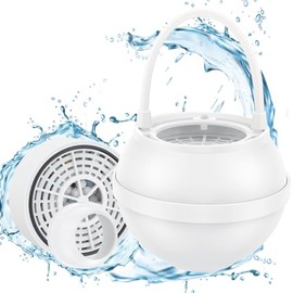 Upgrade Bath filter for tub bathtub water filter for tub faucet Ball Baby Hard Water Softener for Bathroom Pure Filters Remove Chlorine Chemicals Contaminants 8 Stages Carbon Purifier