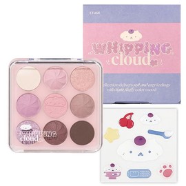 ETUDE Play Color Eyes / Decorative Stickers Included Whipping Cloud Collection, 9 Colors, Multicolored Palette, Eye Shadow, Low Saturation, White Tone, Glitter, Shimmer Matte, HOOKKA HOOKKA STUDIO