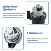 QUARKZMAN 1 Set Ignition Switch Steering Lock Cylinder with Key