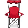 Portable Folding Beach Canopy Chair with Cup Holders for Beach