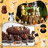 50 Pcs Mini Resin Dog Duck Golden Retriever Duck Figurine