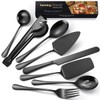 AARAINBOW Serving Utensils Set Large, 8 Pcs Serving Utensils for
