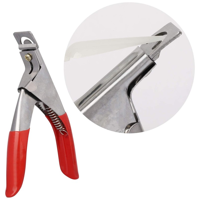 KIRA Nail Tip Clipper Edge Cutter Adjustable Stainless Steel False