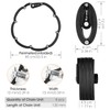XIQI Folding Bike Lock, 85 cm Heavy Duty Alloy Steel,