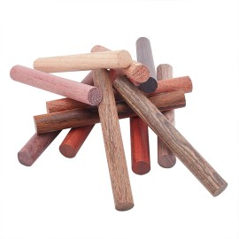 Ph Pandahall 4 X 1/2 Inch Wood Dowel Rods, 12 Colors Wood Pen Blank Wooden Carving Blocks ...