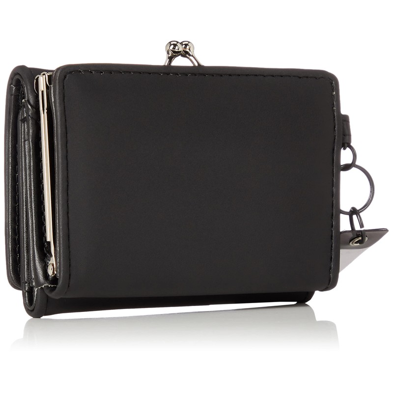 Fira FIMS-0343 Women's Trifold Wallet Logo Cool Black, Black