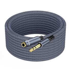 GOSYSONG 1/4 inch Extension Cable 20ft, 1/4" inch Male to Female Stereo Guitar Extension Cable