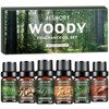 Woody Essential Oils Set - 6x10ML Woody Scents Fragrance Oil