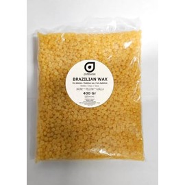Purewax Brazilian Wax, Yellow, Premium for Streak-free and Painless Hair Removal, New Creamy and Highly Elastic Formula, 400 g