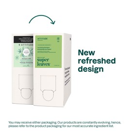 ATTITUDE Nourishing Hair Shampoo, EWG Verified, For Dry and Damaged Hair, Naturally Derived Ingredients, Vegan and Plant Based, Grapeseed Oil and Olive Leaves, Bulk Refill, 67.6 Fl Oz