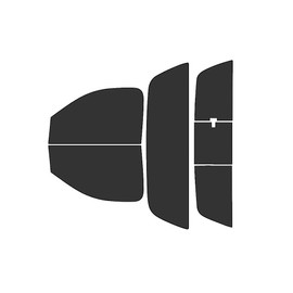 Rvinyl Window Tint Kit Compatible with Dodge Ram 2002-2008 2 Door Regular Cab - Black 20% - Single Ply No Bubble Film - Do it Yourself Vehicle Complete Precut Kit