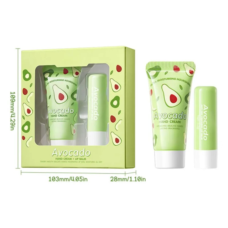 Crema Nutritiva Para Manos Y Bálsamo Labial Avocados Para Ot