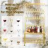 Julymoda Champagne Wall Holder for Party, Champagne Tower Stand with