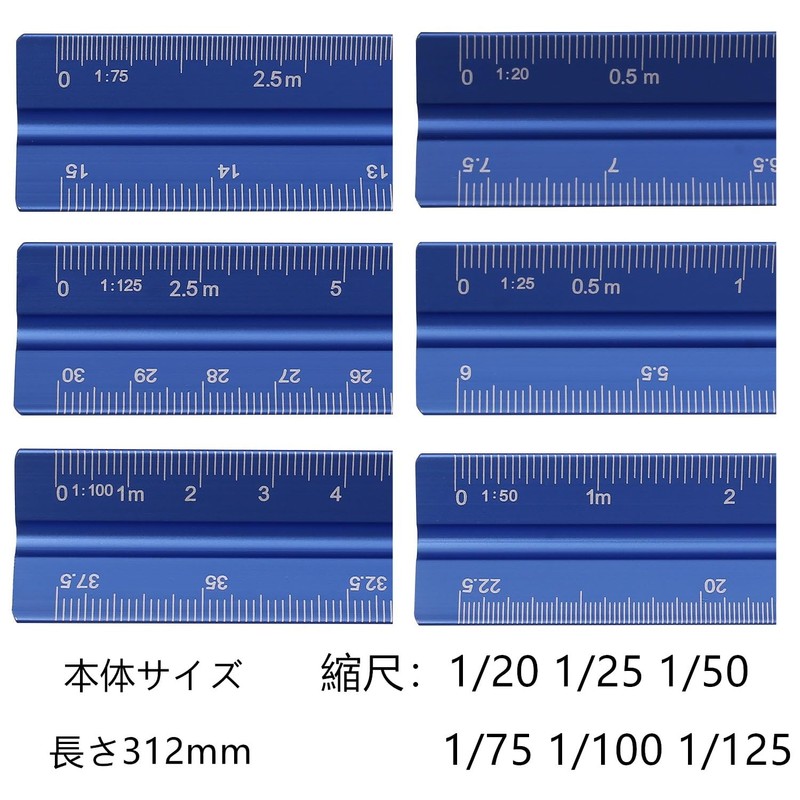 Triangular Scale for Land and House Surveyors, Drafting Supplies, Architectural