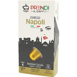 Prendi iL Caffe-Aluminium Capsules Prendi Espresso Napoli Medium Roast - 100 Count