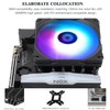 TR-AXP120-X67 Black ARGB Low Profile CPU Air Cooler with Quite