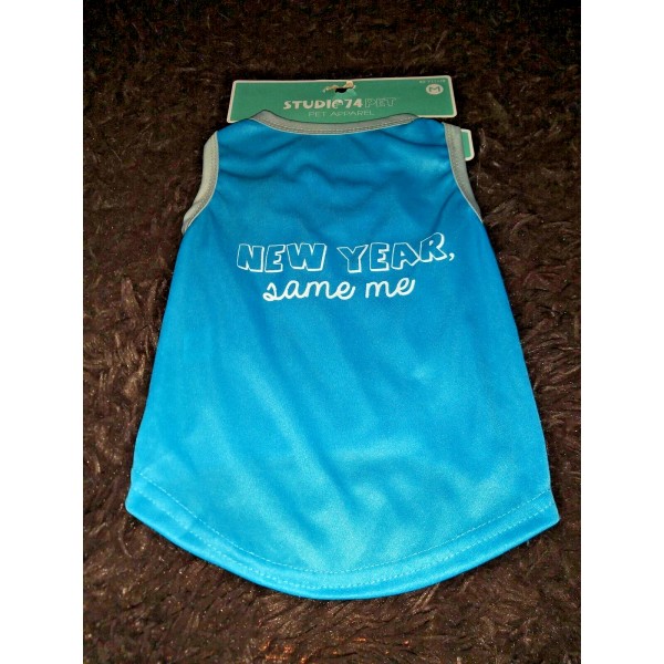 Studio 74 NEW YEAR SAME ME Shirt Vest Costume For