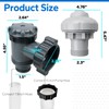 Pool Plunger Valve with 12355 Large Inlet Air Nozzle for