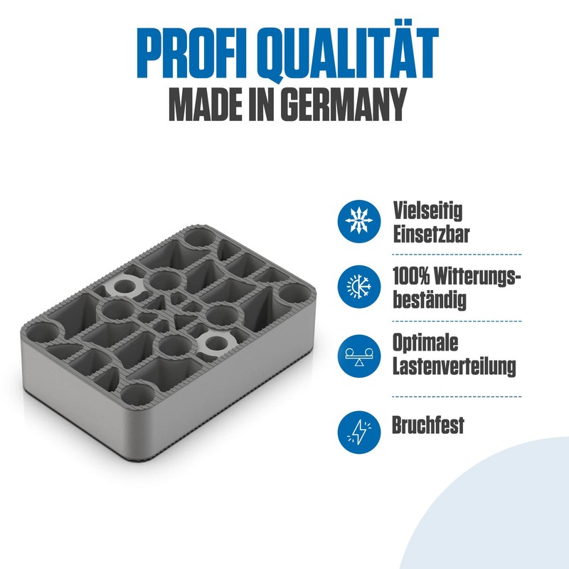 Bauhandel24 – Plastic Underlay Plates 60 x 40 mm 15