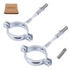 SKIR'CO Pack of 2 pipe brackets for diameter 47-51 mm