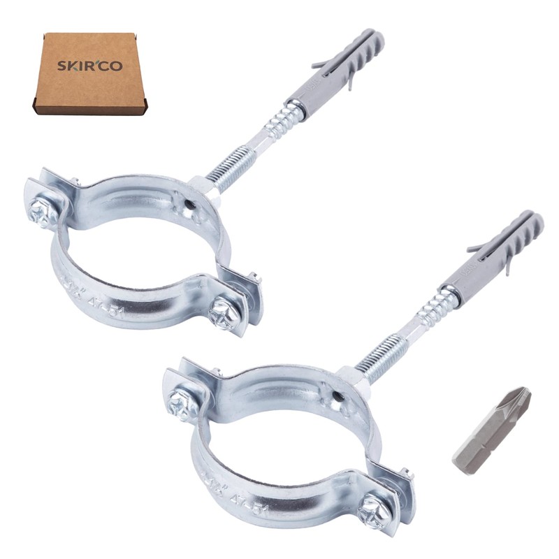 SKIR'CO Pack of 2 pipe brackets for diameter 47-51 mm
