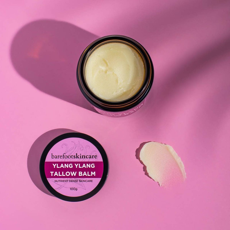 Barefoot Skincare Co Ylang Ylang Tallow Balm, 100g