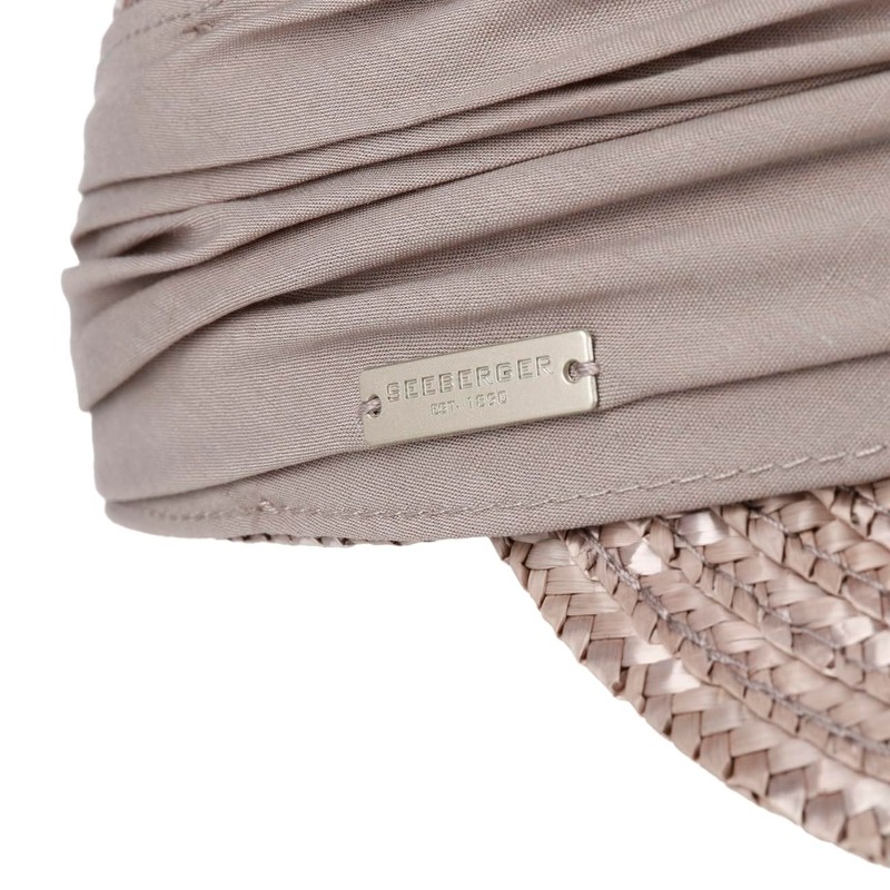 Seeberger Women's Serie Rügen Sunhat, Brown (Taupe 0086), 57 cm