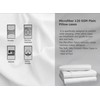 House of Threads Pillow Cases 2 Pack, Wrinkle Resistant, Microfiber