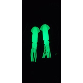 The Legend Deep Drop Bottom Fishing Rig Glow Tile Rose Snapper Cod Grouper Golden  Halibut - 6