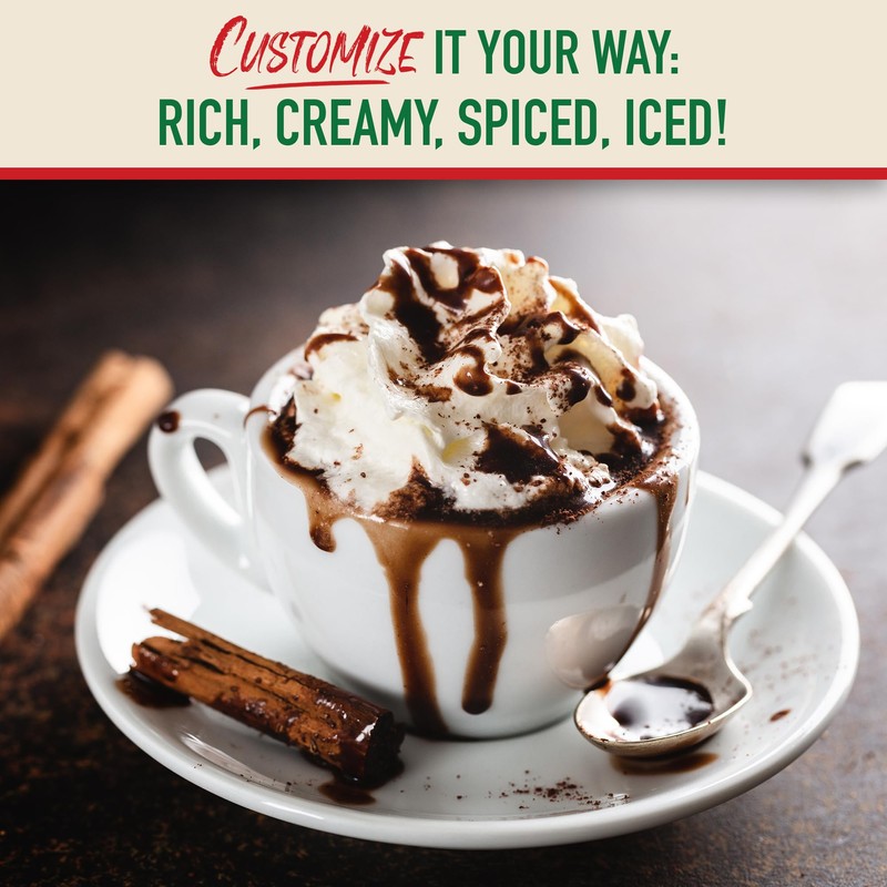 Caffelatto Milk Chocolate Hot Cocoa, Gourmet Single Serve Sticks, Made