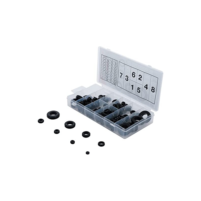 BGS 8125 | Rubber Grommet Assortment | Metric | 180