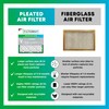 Filterbuy 8x24x2 Air Filter MERV 8 Dust Defense (2-Pack), Pleated