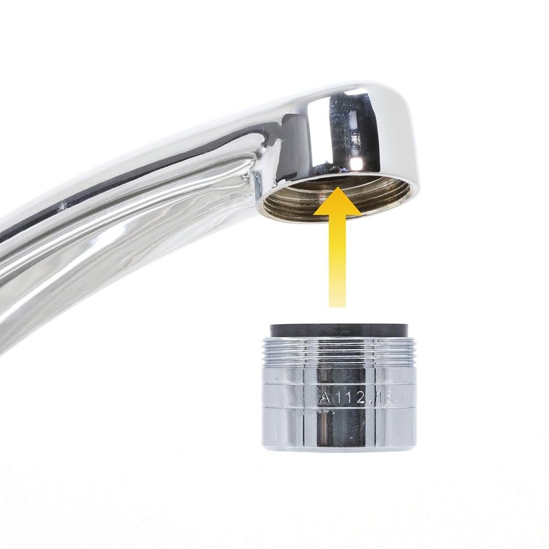 Danco 10476 1.5 GPM Dual Thread Water-Saving Aerator, Chrome