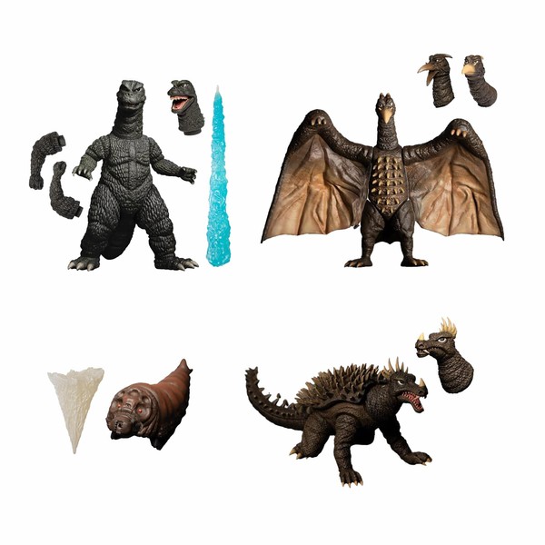 Mezco 5 Points XL Godzilla Destroy All Monsters RD1 Box Set