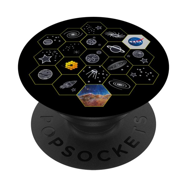 NASA James Webb Space Telescope, JWST, Science Fan Art PopSockets